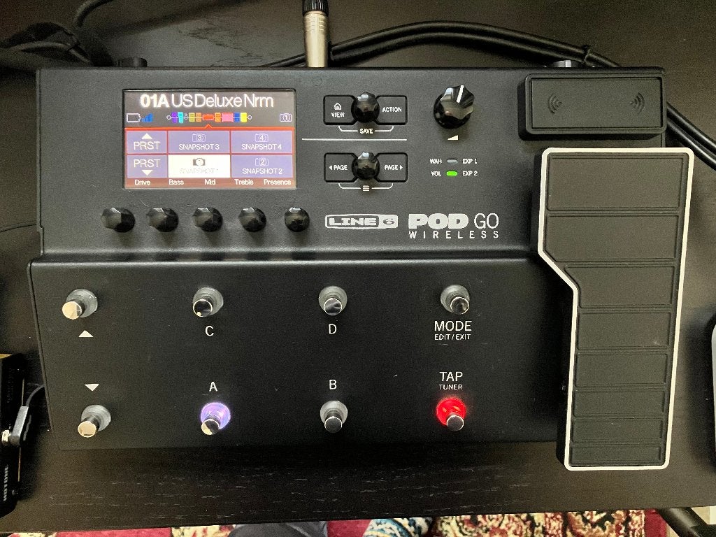 Line6 Pod Go Wireless, ZGAN in doos, Ophalen of Verzenden, Zo goed als nieuw, Multi-effect