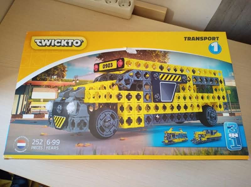 Nieuwe Twickto Transport 1 bouwset - 252 onderdelen, Ophalen of Verzenden, Nieuw, Overige merken