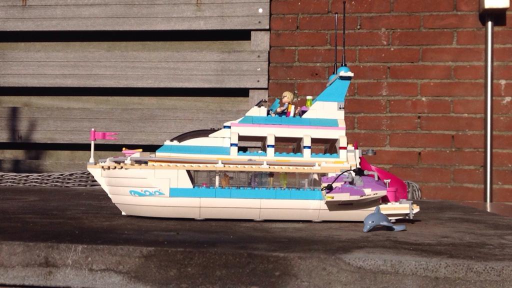 Lego Friends Cruiseboot set 41015 - Nagenoeg compleet, Gebruikt, Lego, Compleet, Friends