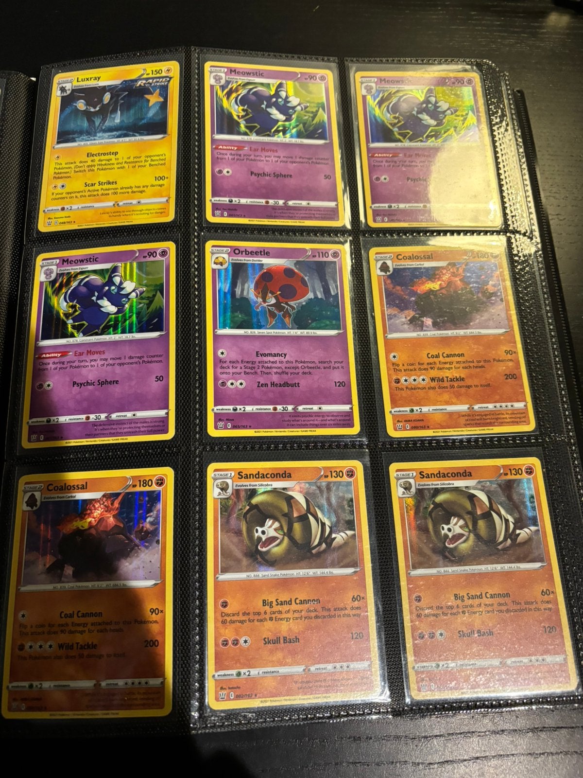 Pokémon Kaarten Holo’s Battle Styles / 163, Ophalen of Verzenden, Zo goed als nieuw, Meerdere kaarten