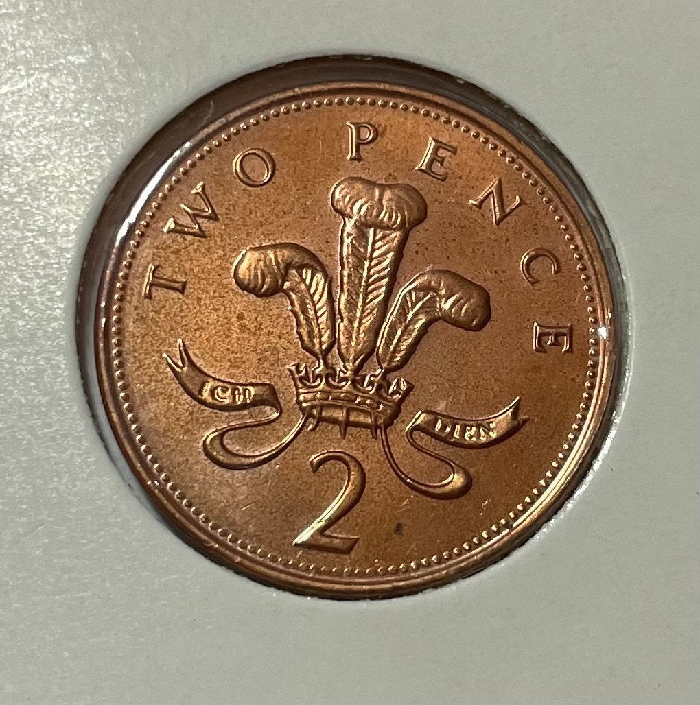 2 pence Engeland 2001, Ophalen of Verzenden, Overige landen