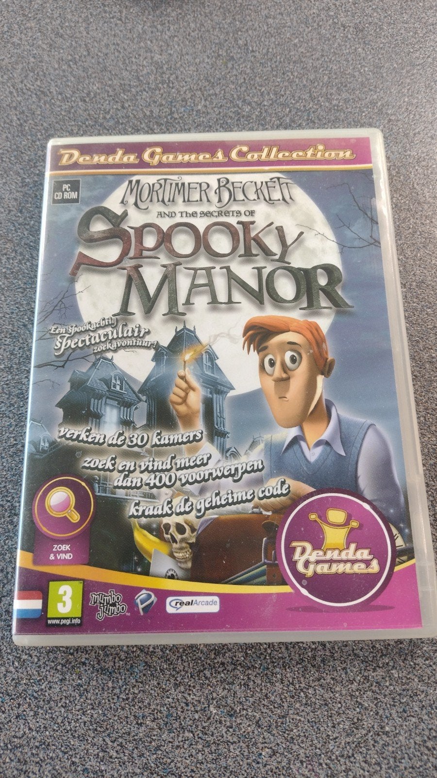 PC game Mortimer Beckett and the secrets of Spooky Manor., Puzzel en Educatief, 1 speler, Ophalen of Verzenden, Zo goed als nieuw