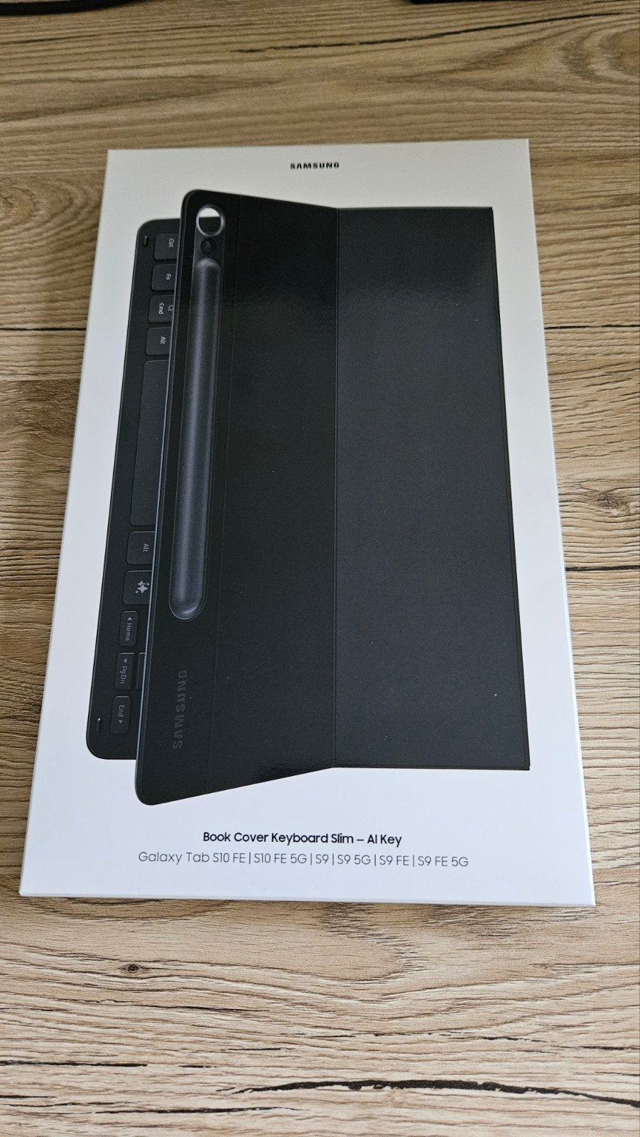Samsung Book Cover Keyboard Slim - AI Key (nieuw), Galaxy Tab S10 FE, S9, S9 FE, 11 inch, Nieuw, Bescherming voor- en achterkant