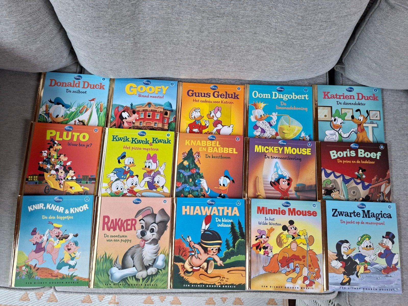 T.K. Disney Gouden Boekjes - Complete serie van 15, Boeken, Ophalen of Verzenden, Zo goed als nieuw, Walt Disney, Sprookjes