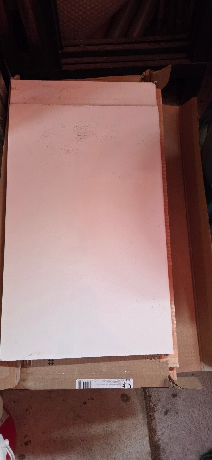restant keramische wandtegels wit 30x60cm, Ophalen, 40 tot 60 cm, Nieuw, Minder dan 5 m²