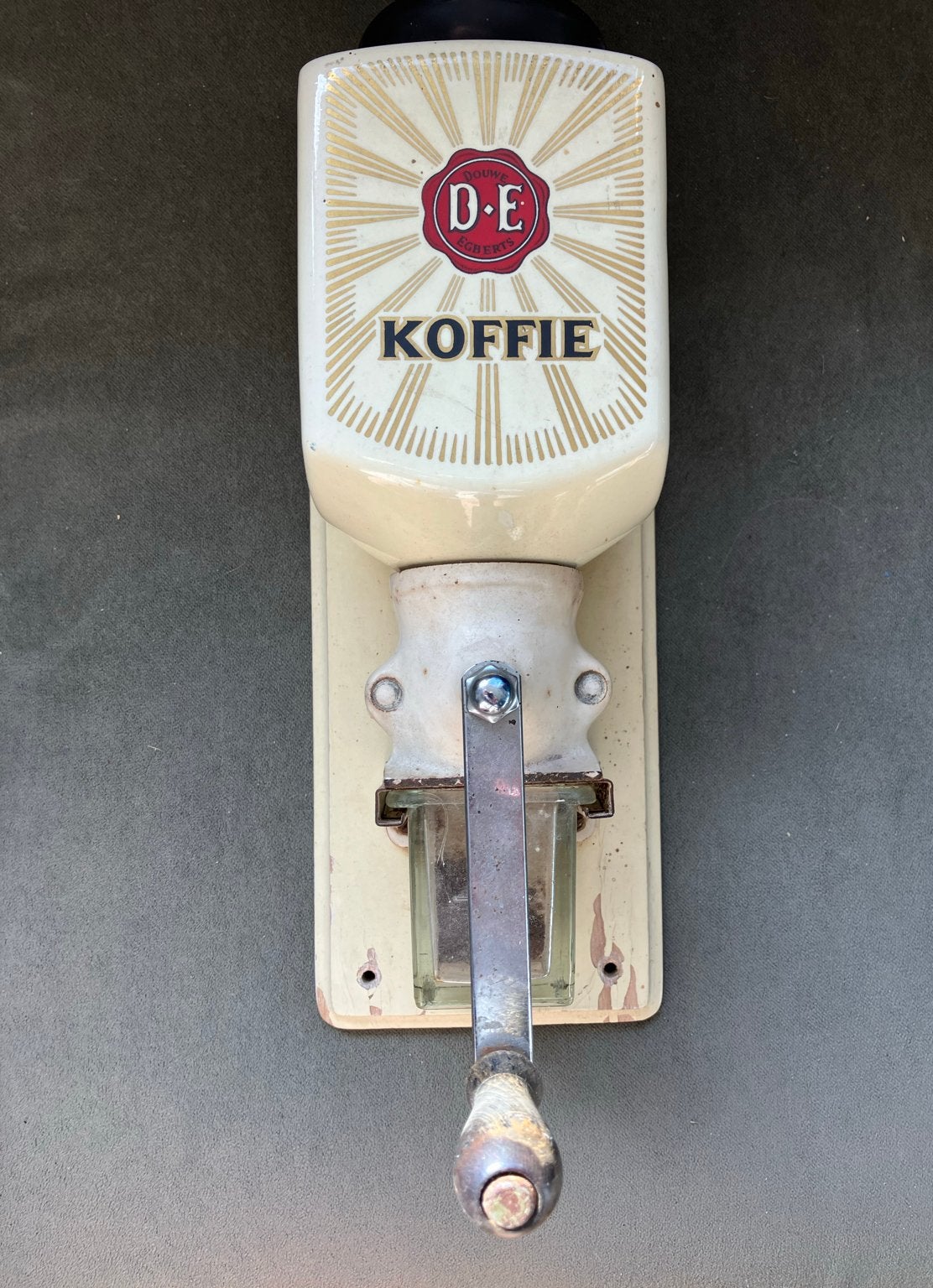 Vintage Douwe Egberts Koffiemolen - Wandmodel, Ophalen of Verzenden