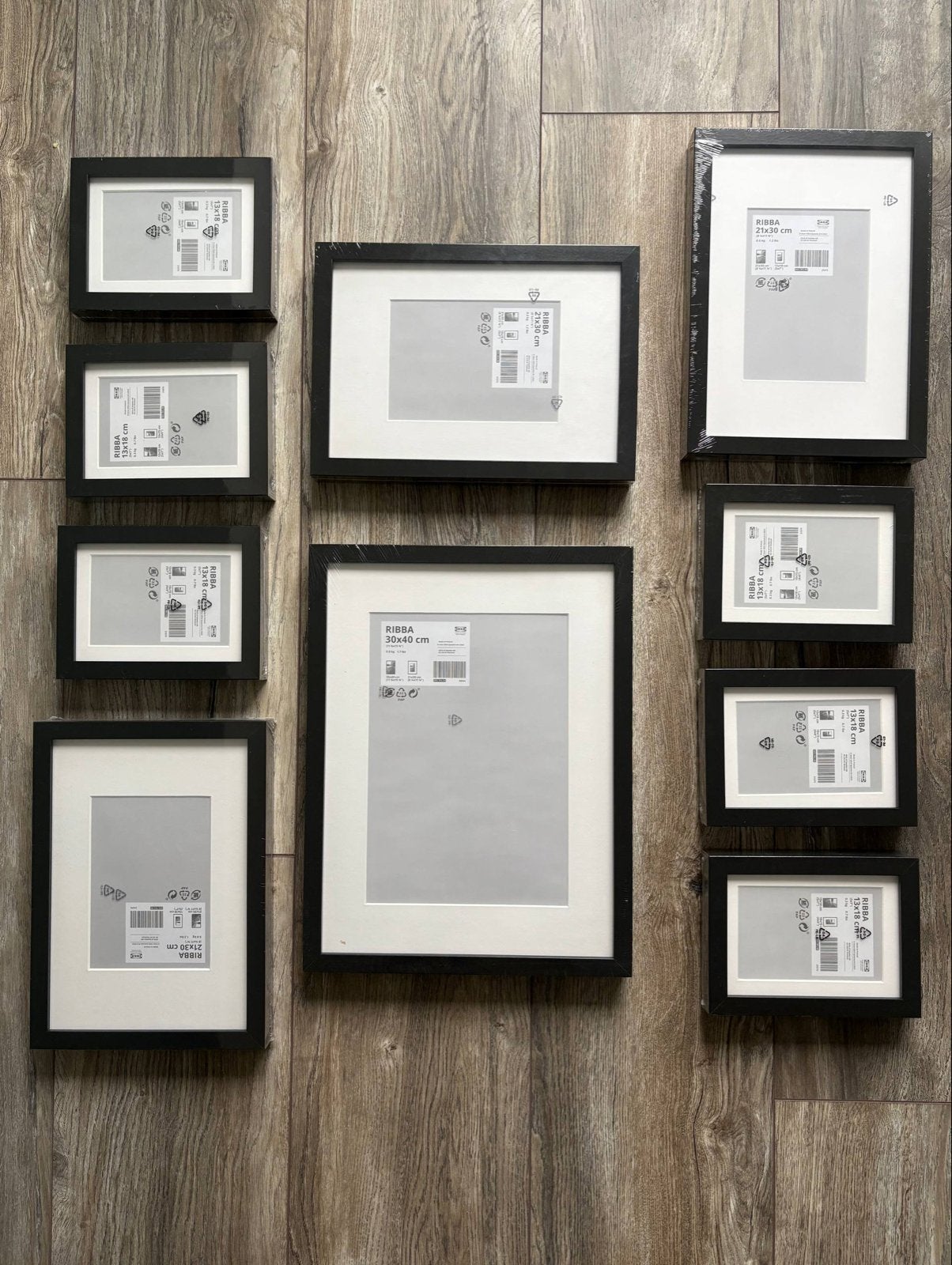 Ikea Ribba Lijsten - Diverse Maten Zwart, Huis en Inrichting, Woonaccessoires | Lijsten, Ophalen, Gebruikt, Fotolijst, Hout