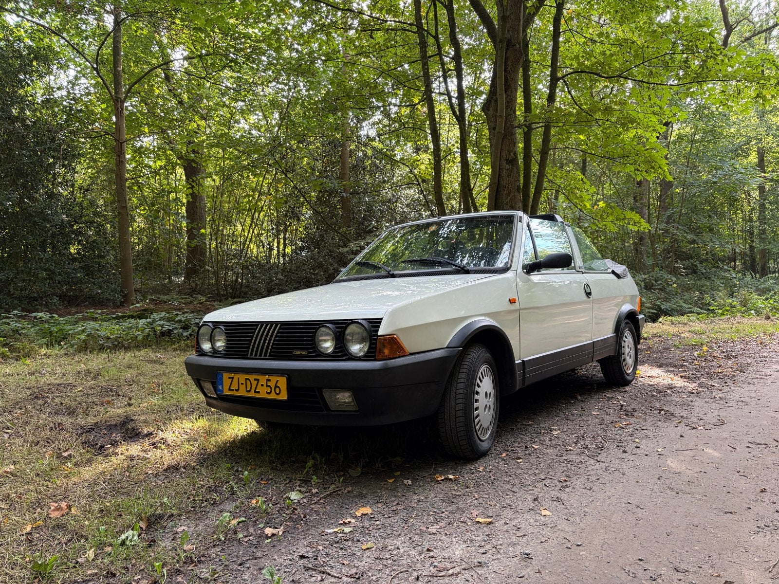 Fiat Ritmo Bertone Cabrio 85 | 1.5 | Italiaanse Oldtimer, Auto's, 920 kg, Cabriolet, Wit, Particulier