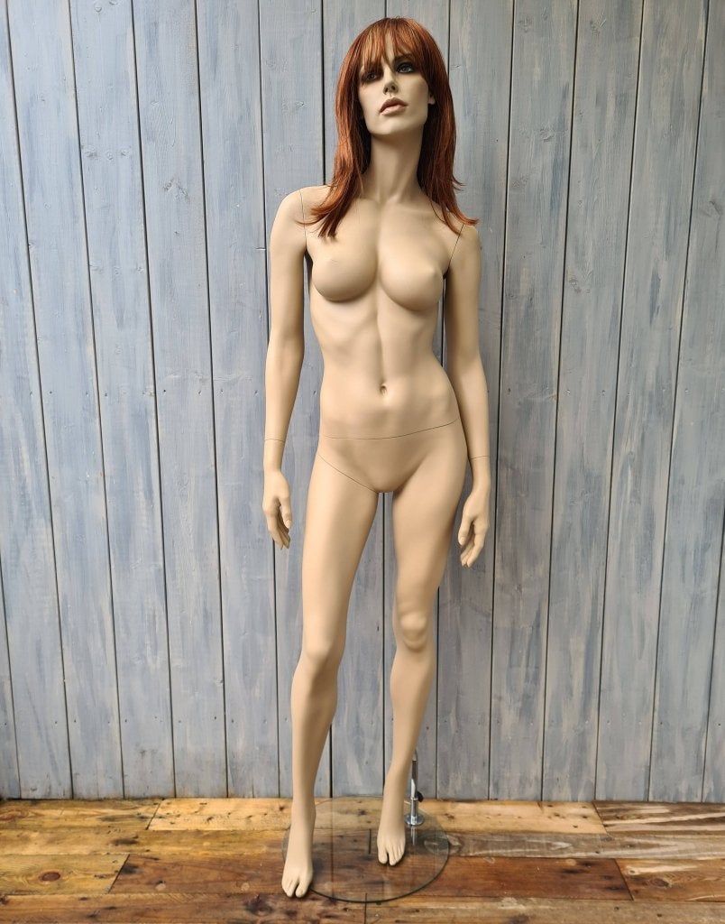 etalagepop dame paspop vrouw Catwalk mannequins 4, Ophalen of Verzenden, Gebruikt, Paspop