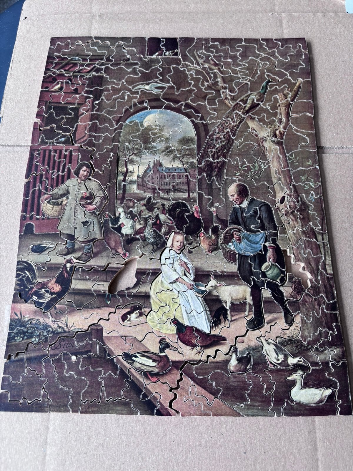 PUZZEL MET VREEMDE STUKJES, Ophalen of Verzenden, Minder dan 500 stukjes, Zo goed als nieuw