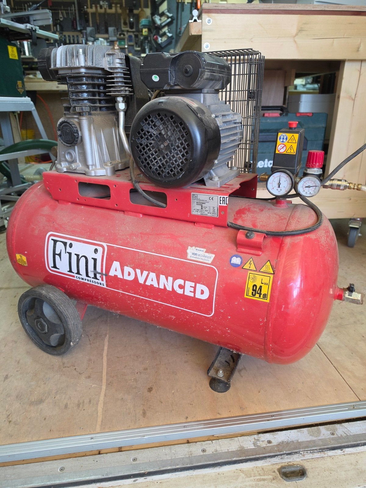 Fini Advanced Compressor 10 bar, 50 liter, 230V, Ophalen of Verzenden
