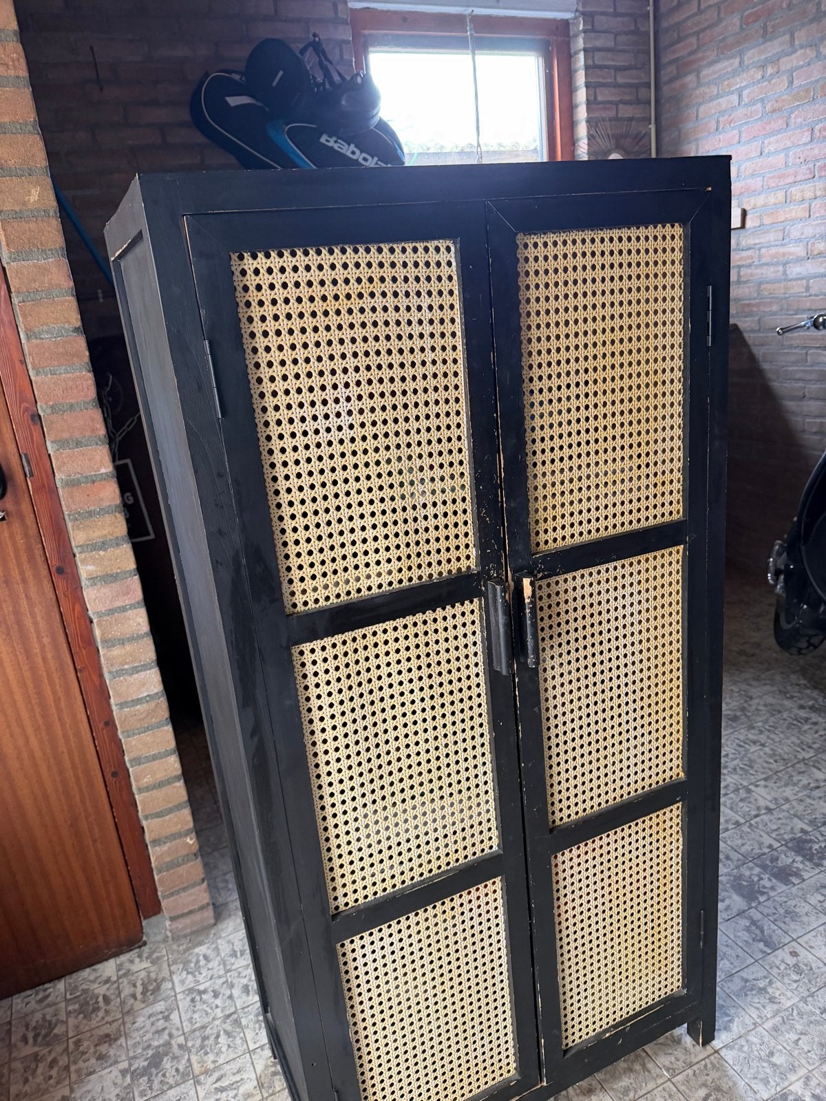 Zsm weg!  Rotan kast :  140,5x70x38, Ophalen of Verzenden, Gebruikt
