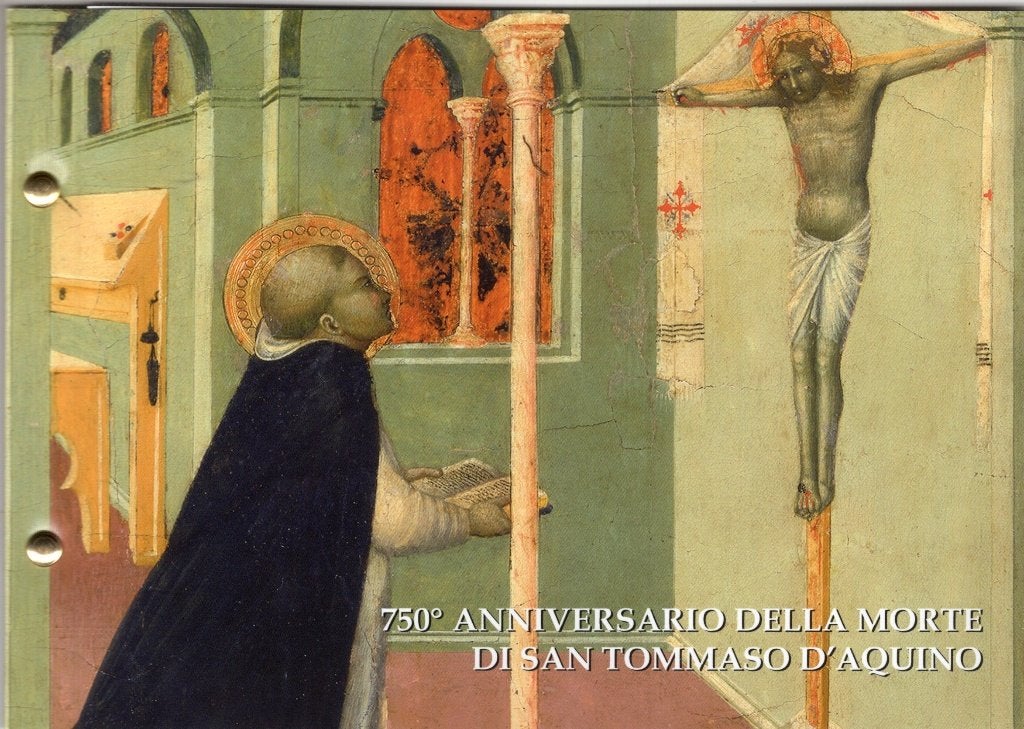 2 Euro Vaticaan 2024 - Thomas van Aquino - Numisbrief, Verzenden, Vaticaanstad, 2 euro, Losse munt