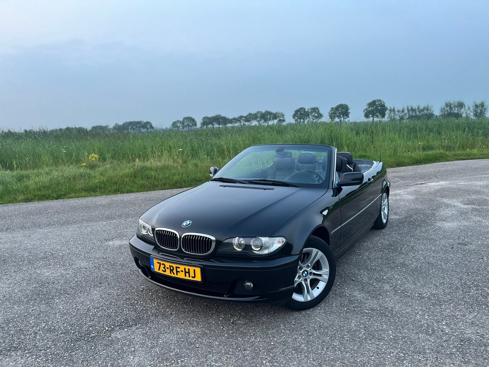 BMW 3-Serie Cabrio Zwart, Auto's, 13 km/l, Achterwielaandrijving, 1995 cc, 680 kg