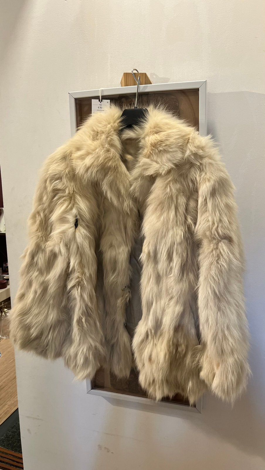 2x bontjas / lammy coat kapot, voor upcycling, Ophalen, Overige materialen, Gebruikt, 30 tot 120 cm