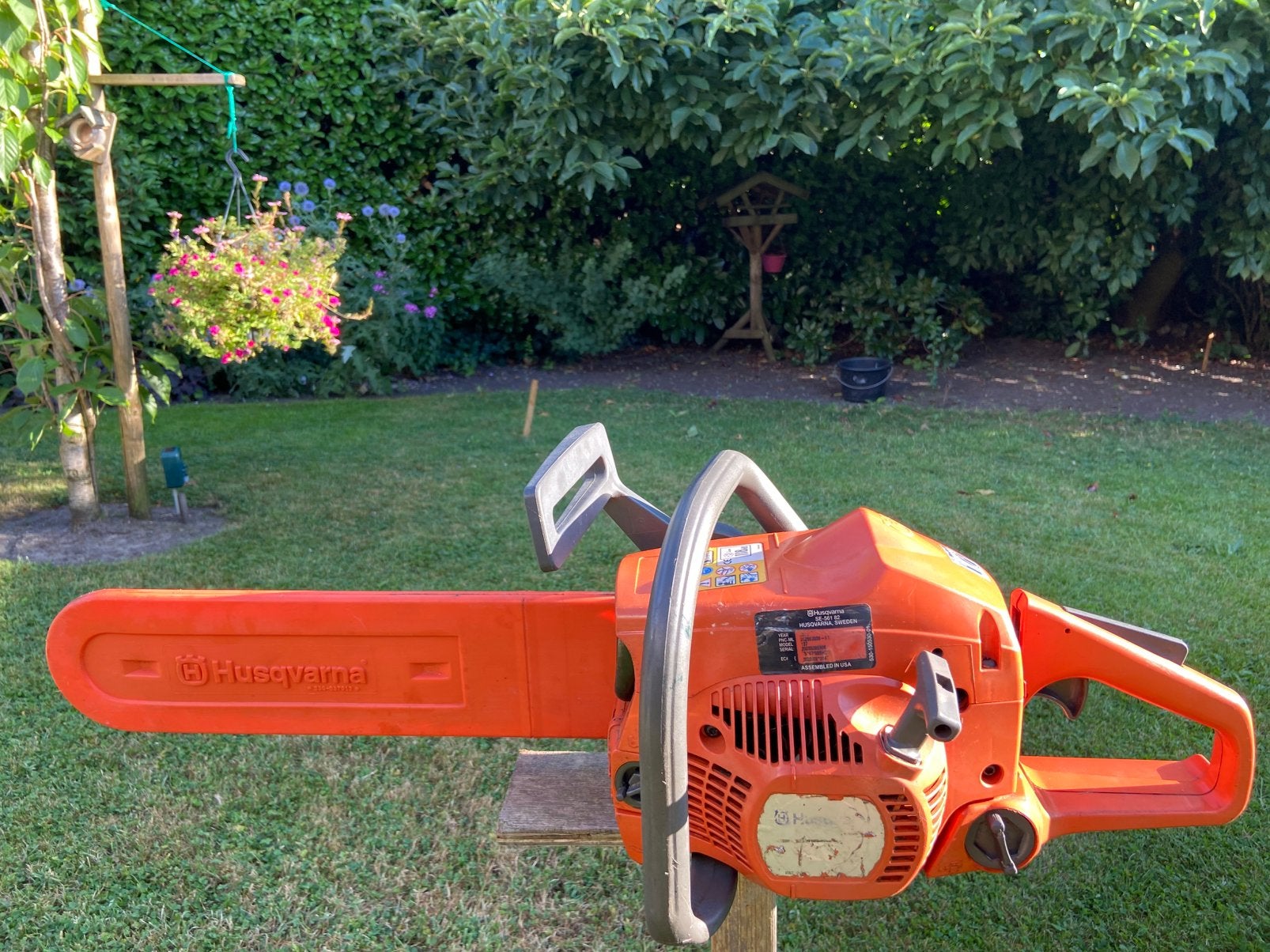 Husqvarna 137 Kettingzaag, Tuin en Terras, Hand-tuingereedschap, Ophalen, Gebruikt