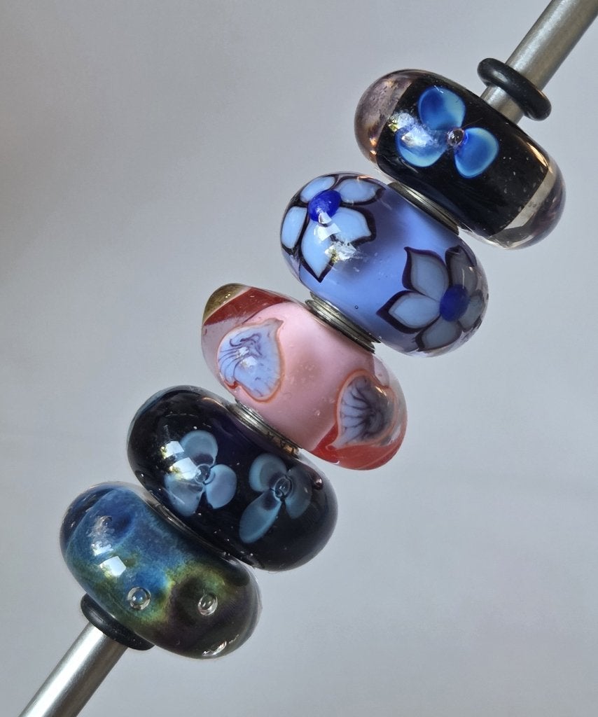 Trollbeads SETJE (5 stuks), samen voor €50, Sieraden, Tassen en Uiterlijk, Gebruikt, -, Verzenden, -