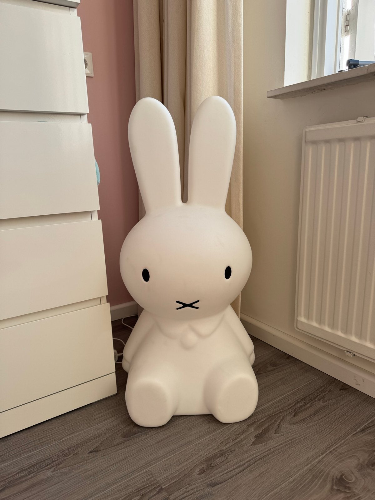 Nijntje lamp XXL 80cm - Grote sfeerlamp voor kinderkamer, Wit, Overige merken, Kunststof, Overige fittingen