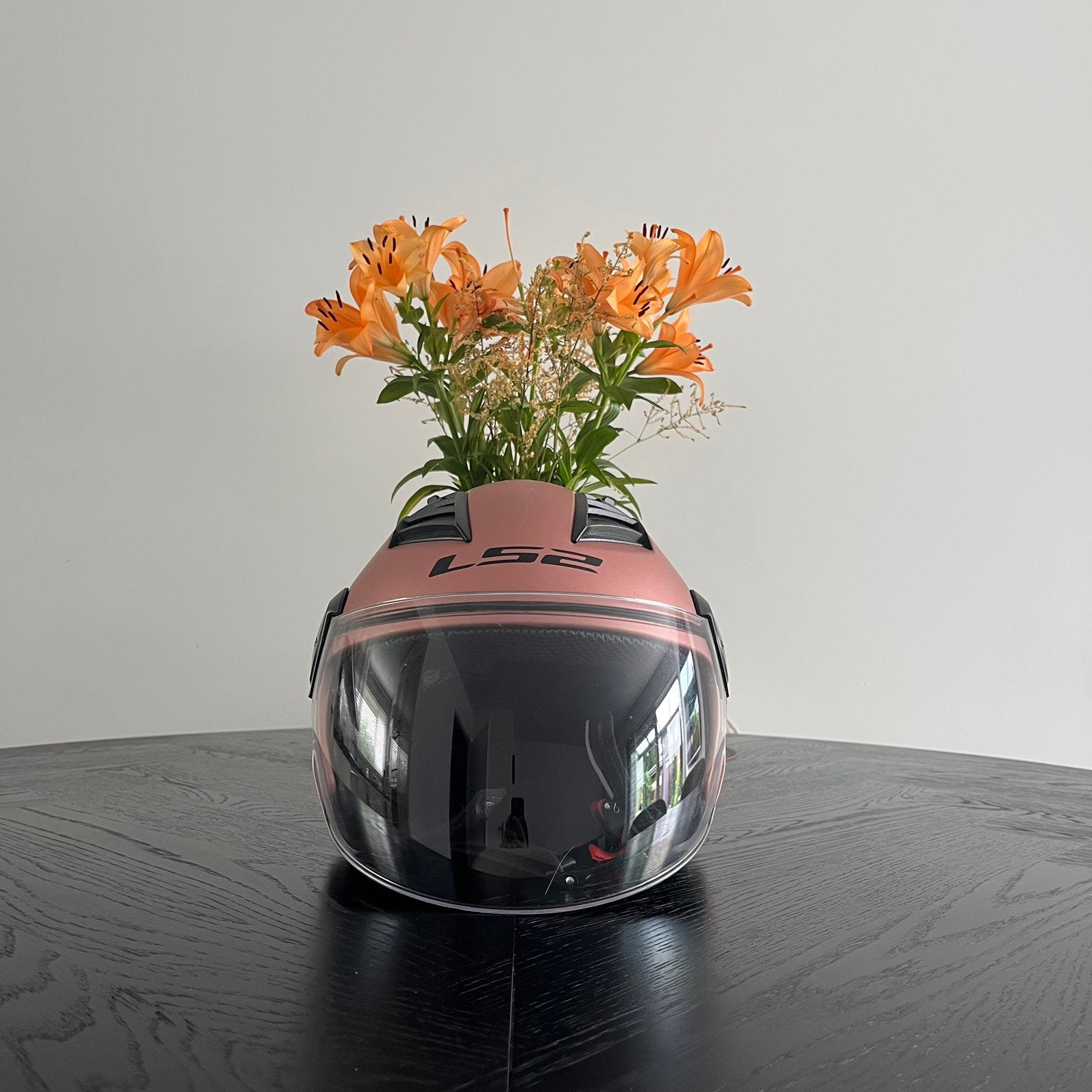 LS2 Airflow roze helm, Ophalen, Zo goed als nieuw, Small