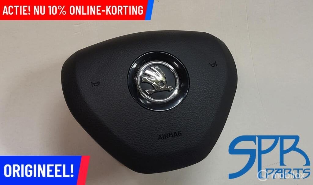 Stuurairbag origineel NIEUW SKODA SUPERB FACELIFT 3T0880201G, Nieuw, Ophalen of Verzenden, Skoda, Skoda