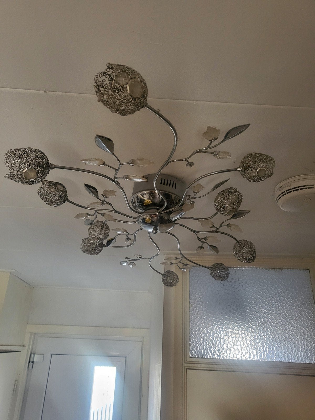 luxe grote plafondlamp lamp eric kuster stijl, Ophalen, Zo goed als nieuw