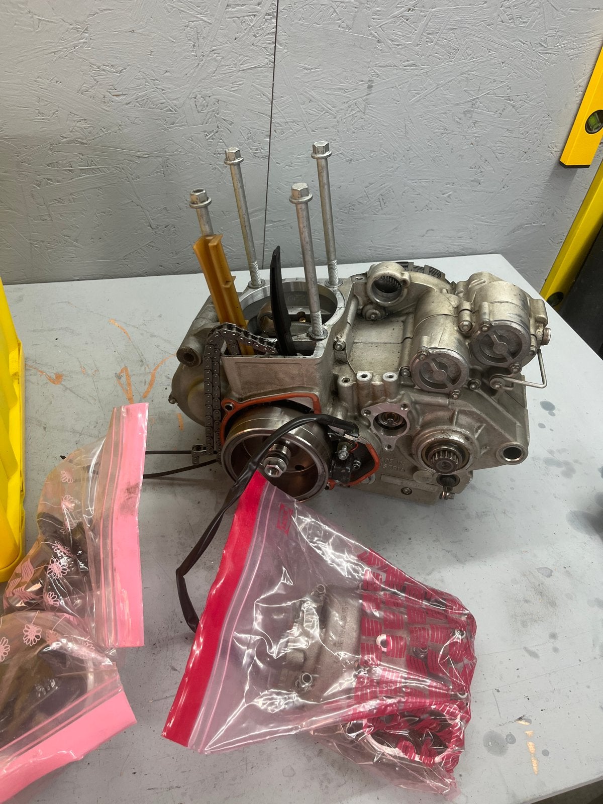 KTM EXC 450 Motorblok - Revisie Project, Motoren, Ophalen, Gebruikt