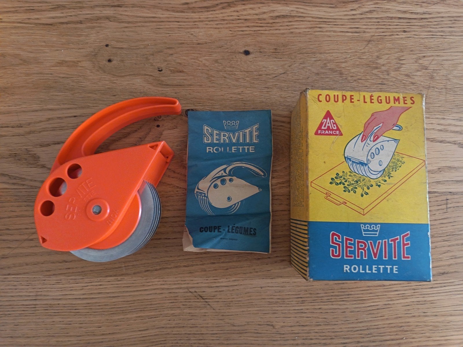 Vintage Servite Rollette Groentesnijder - Nieuw in Doos, Ophalen of Verzenden