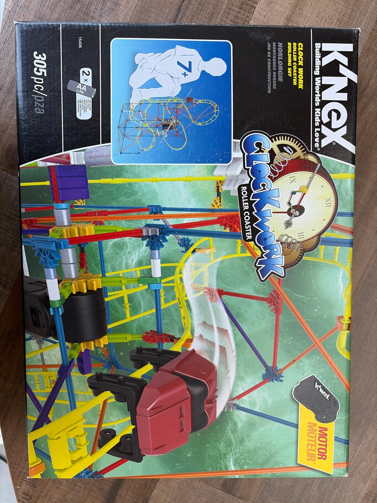 K'nex Clockwork Roller Coaster, Ophalen of Verzenden, Gebruikt, K'nex