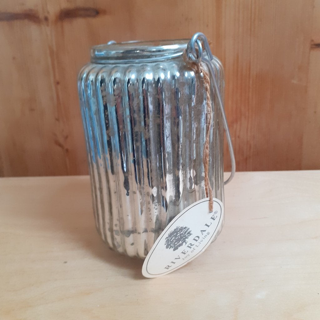 windlicht, Windlicht, Ophalen of Verzenden, 15 cm, Zilver