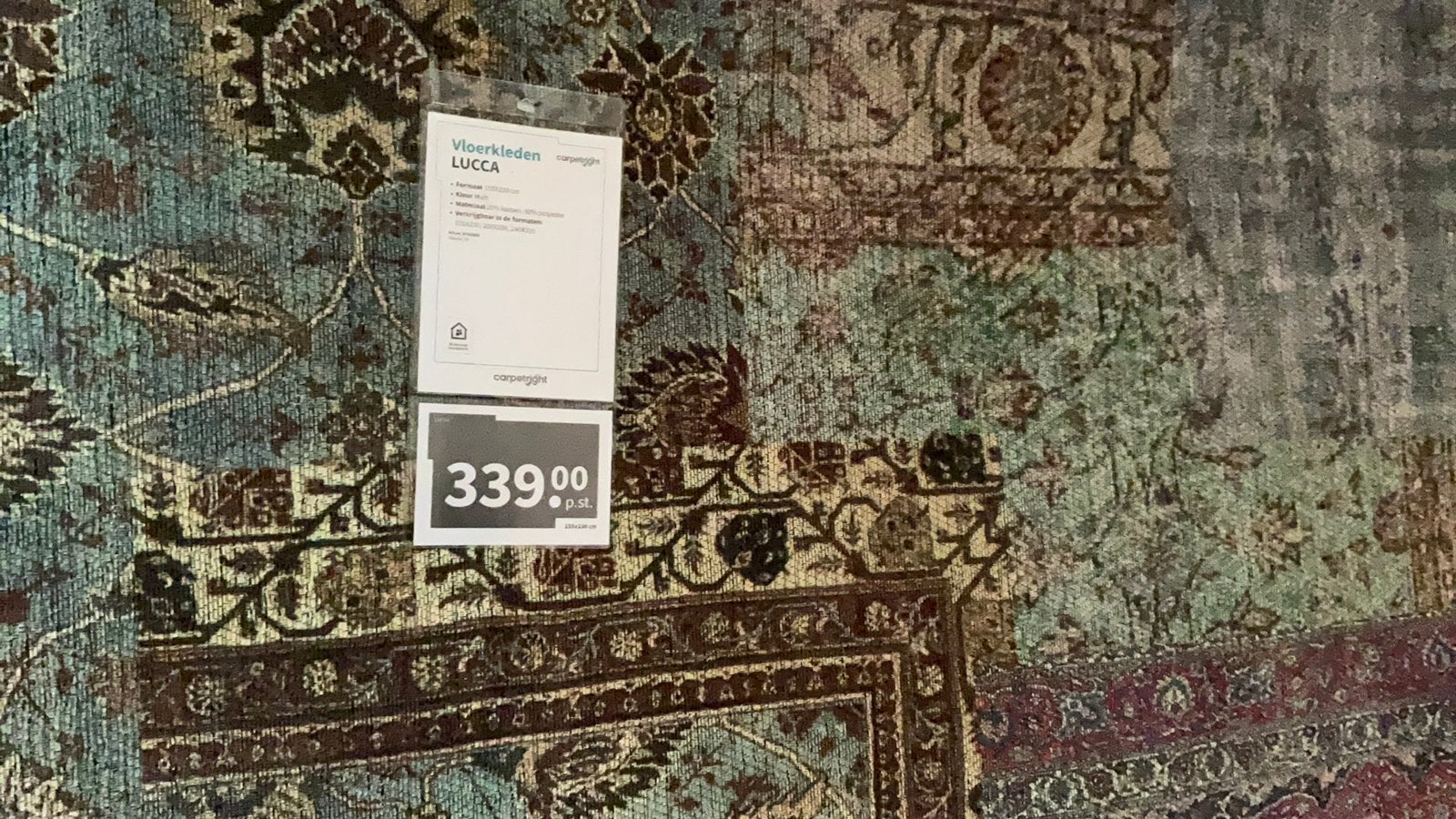 Nieuw Carpetright Lucca vloerkleed 1.60 m bij 2.30 m, Ophalen, 150 tot 200 cm, Rechthoekig, Nieuw