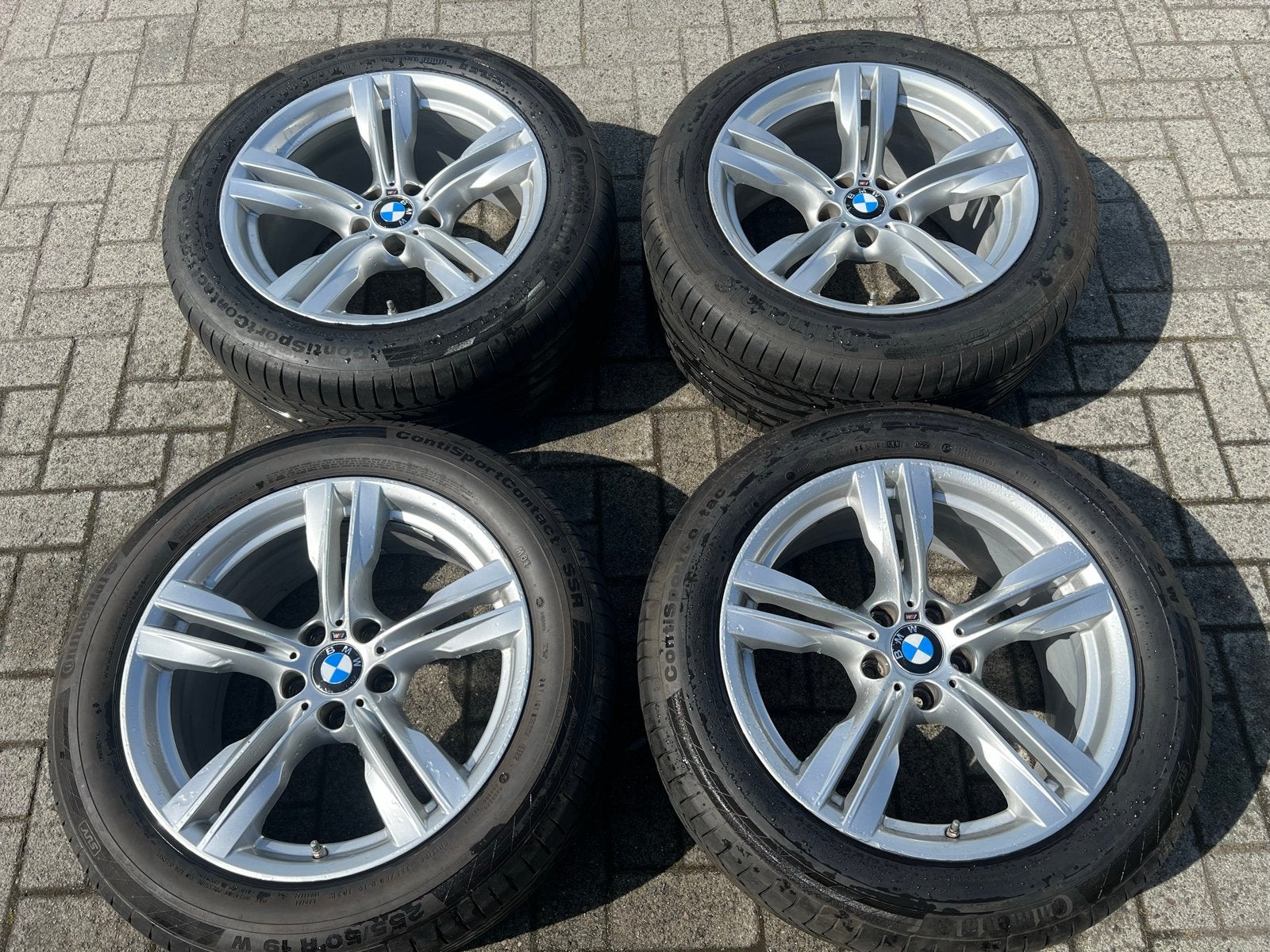 BMW X5 F15, 19 inch style 467 breedset, met zomer banden, Auto-onderdelen, Banden en Velgen, Gebruikt, 255 mm, Banden en Velgen