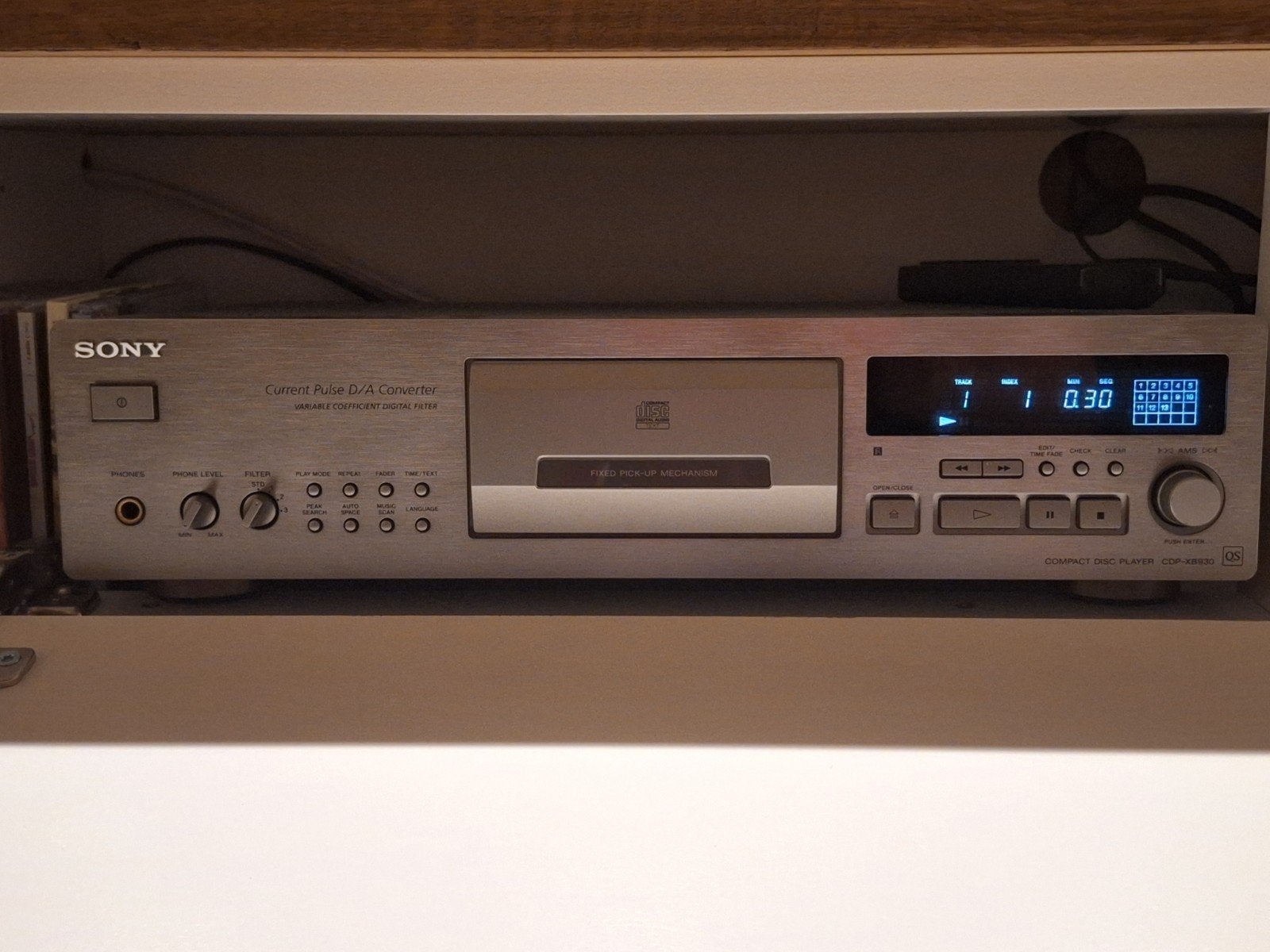 Sony CDP-XB930 QS CD-speler - High-End Audio, Ophalen of Verzenden, Zo goed als nieuw, Sony