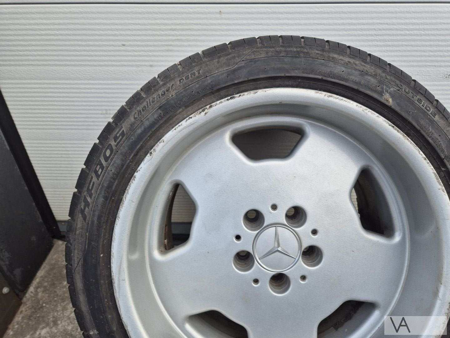 1 losse velg Mercedes AMG Monoblock 17 inch 10j breedset €99, Gebruikt, -, -, Banden en Velgen