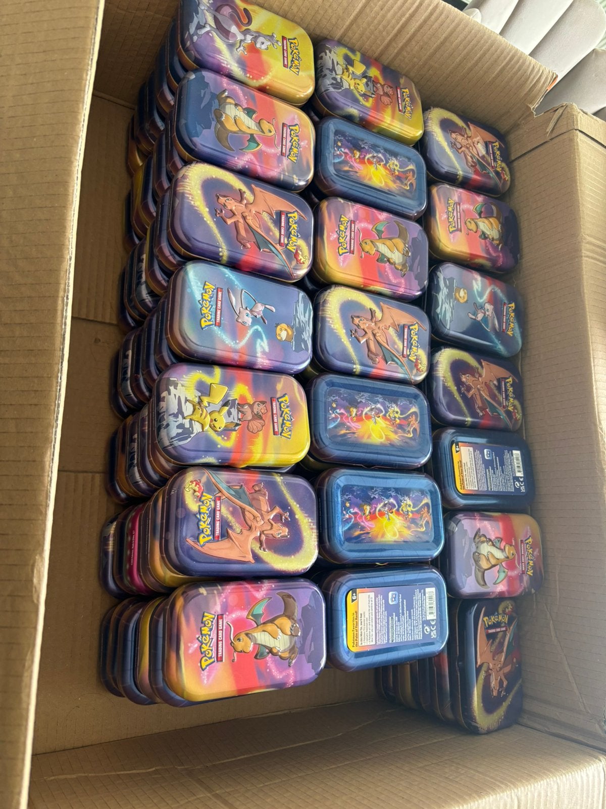 Complete Set van 5 Lege Pokémon Kanto Power Mini Tins, Ophalen of Verzenden, Zo goed als nieuw