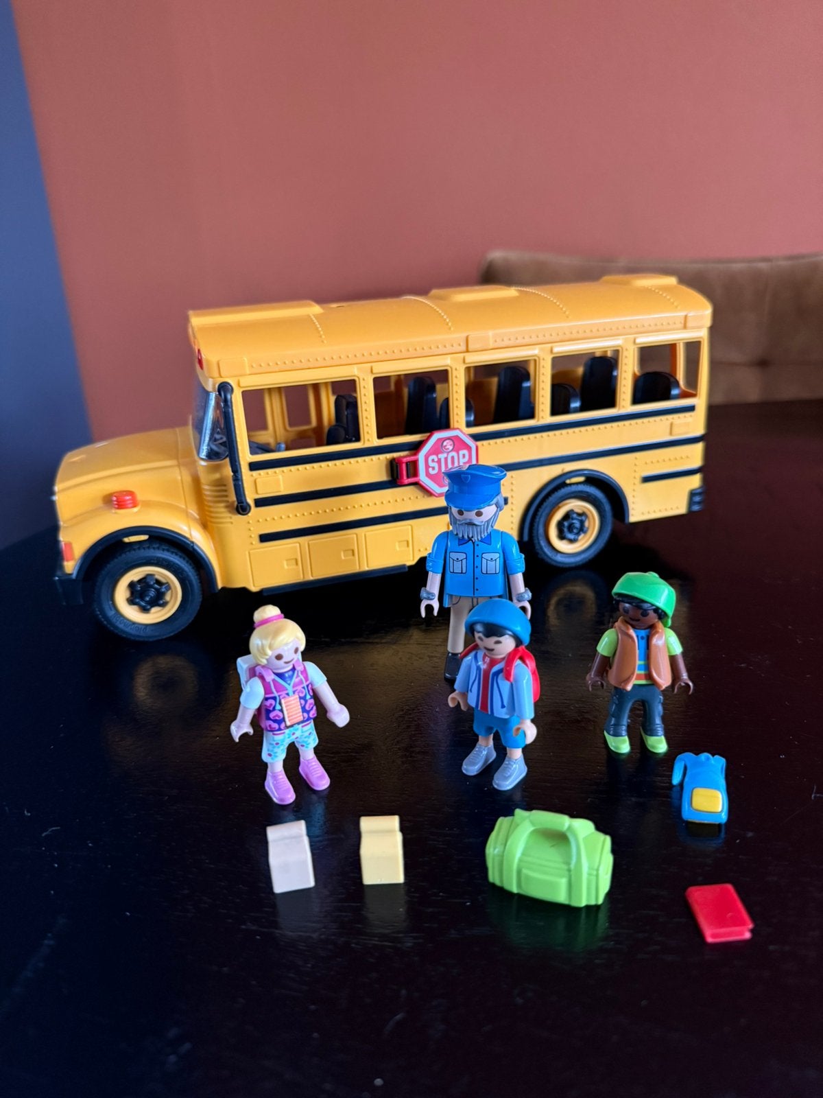 Playmobil Amerikaanse schoolbus, Ophalen of Verzenden, Zo goed als nieuw