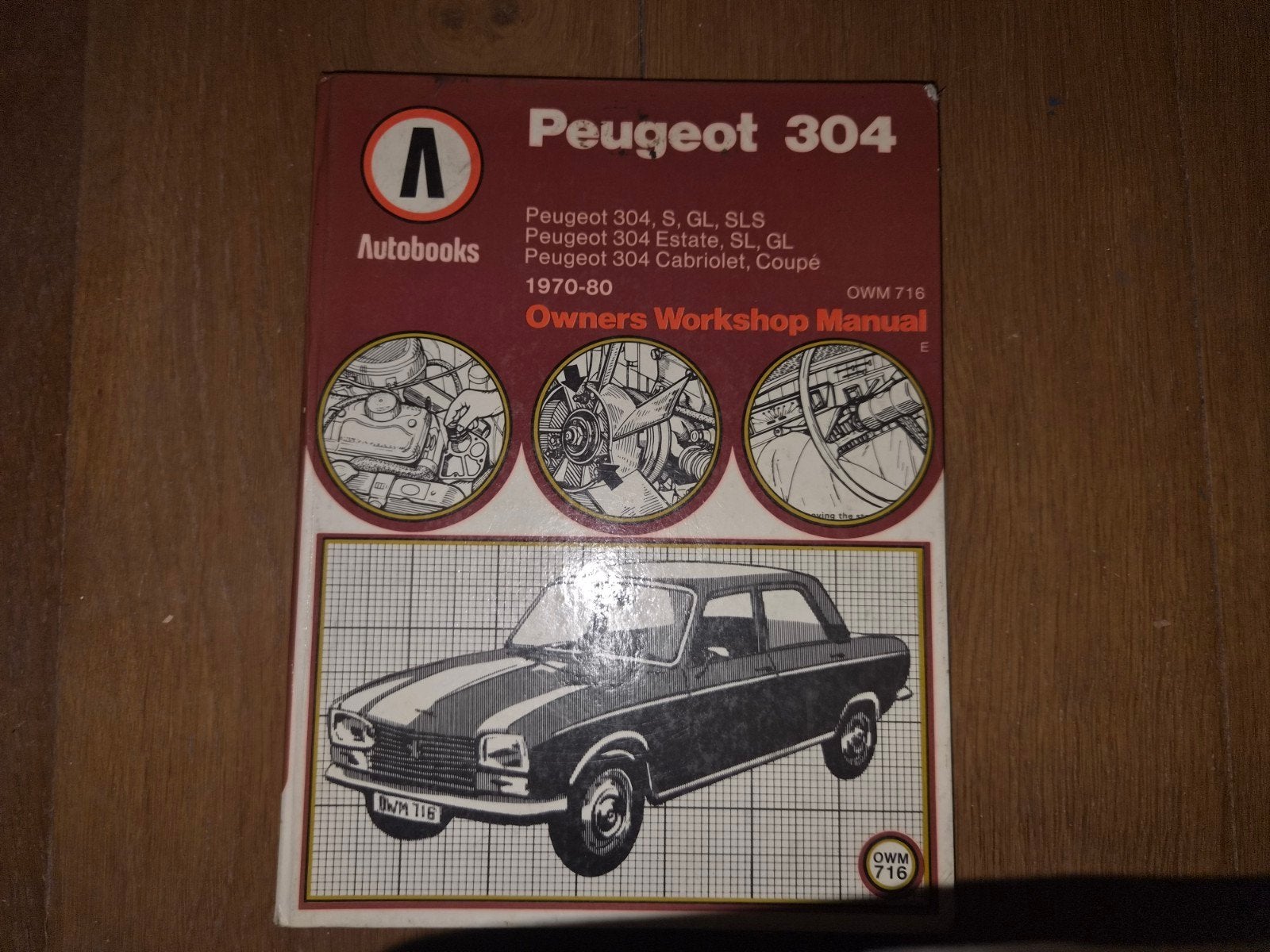 Vraagbaak peugeot 304, Ophalen of Verzenden