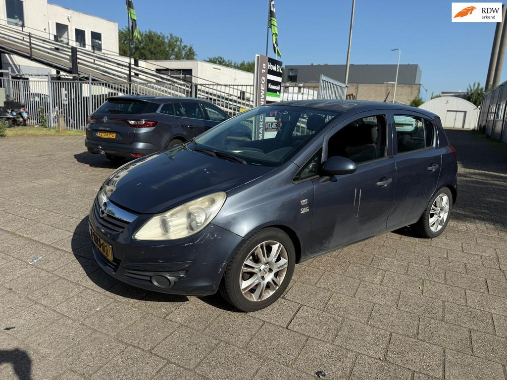 Opel Corsa 1.2-16V Essentia, Voorwielaandrijving, Gebruikt, 4 cilinders, Blauw