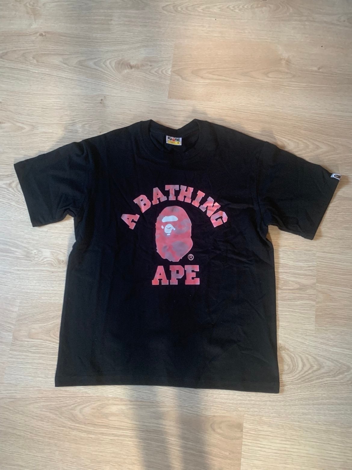 A Bathing Ape BAPE T-shirt Zwart Maat M, Ophalen of Verzenden, Gedragen, Maat 48/50 (M), Zwart