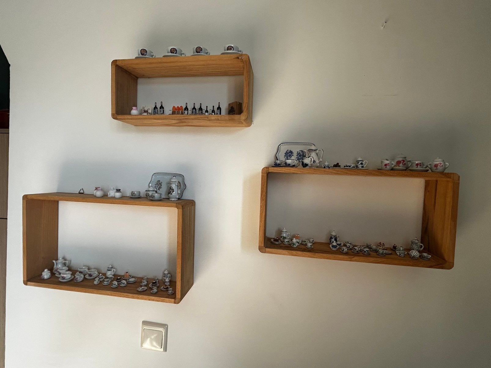 Mini serviesjes, Ophalen of Verzenden, Zo goed als nieuw, Decoratie