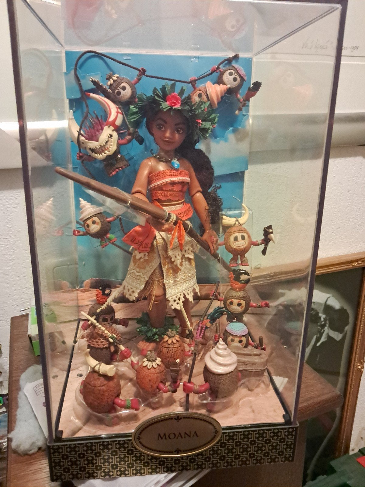 Moana Disney store pop met certificaat, Ophalen of Verzenden, Overige figuren, Zo goed als nieuw, Beeldje of Figuurtje