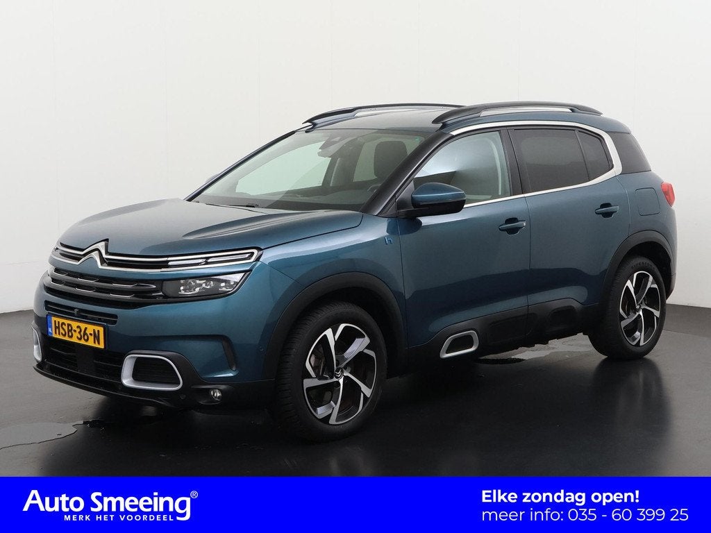 Citroen C5 Aircross 1.6 Plug-in Hybrid 225 Shine | Stoelverw, Auto's, 12 maanden, Gebruikt, Euro 6, 4 cilinders