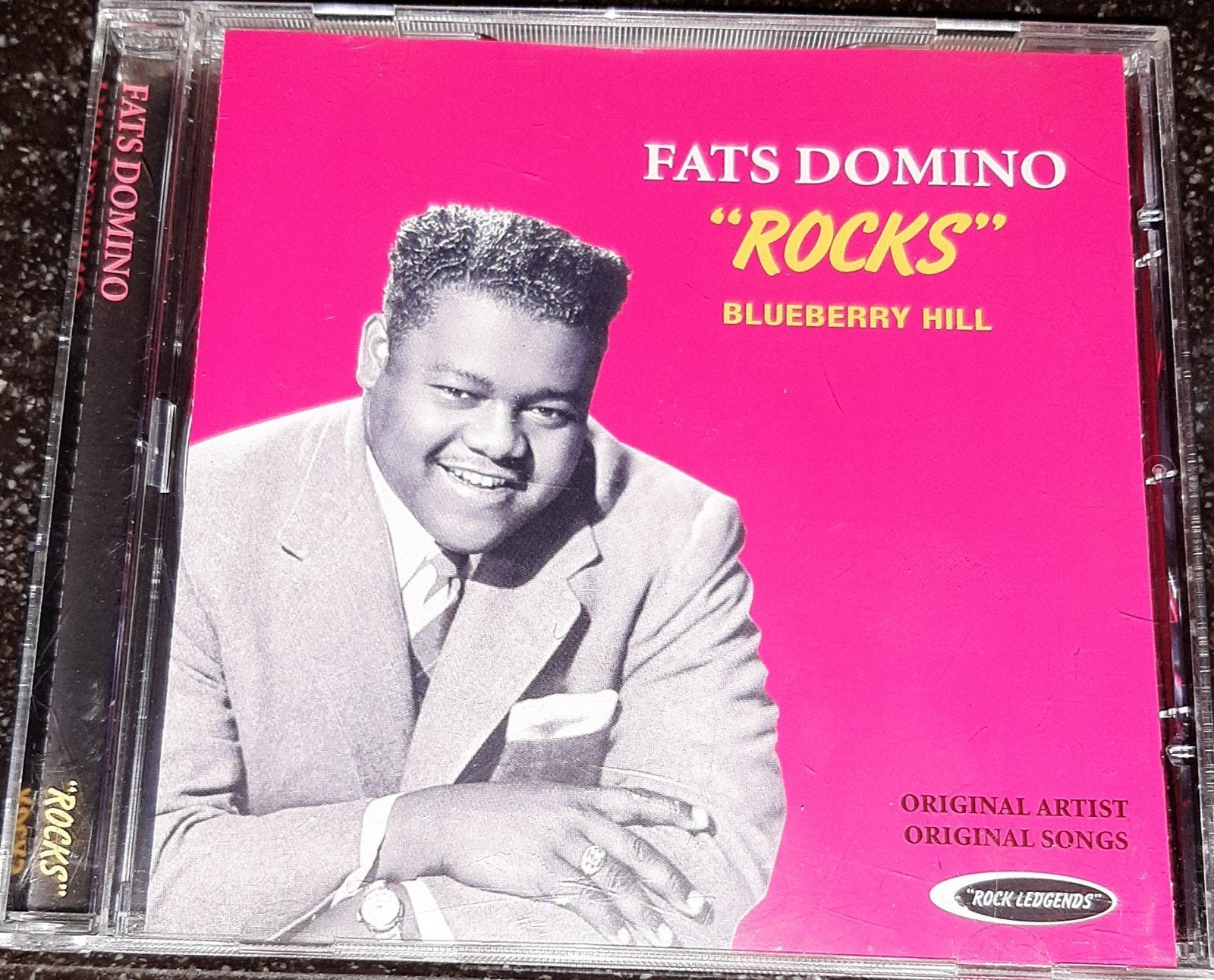 Fats Domino "rocks" blueberry hill, Ophalen of Verzenden, Zo goed als nieuw, Rock-'n-roll, Album