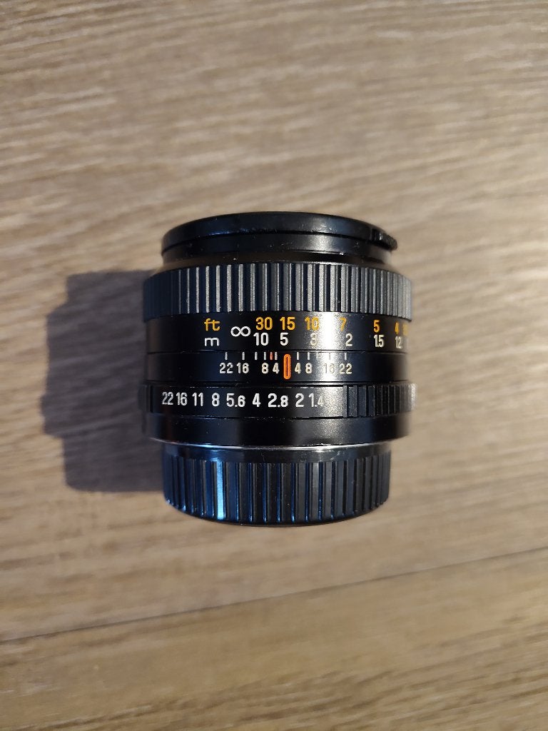 Auto Revuenon MC 50mm f/1.4 - Pentax K-mount, Audio, Tv en Foto, Fotografie | Lenzen en Objectieven, Ophalen of Verzenden, Standaardlens