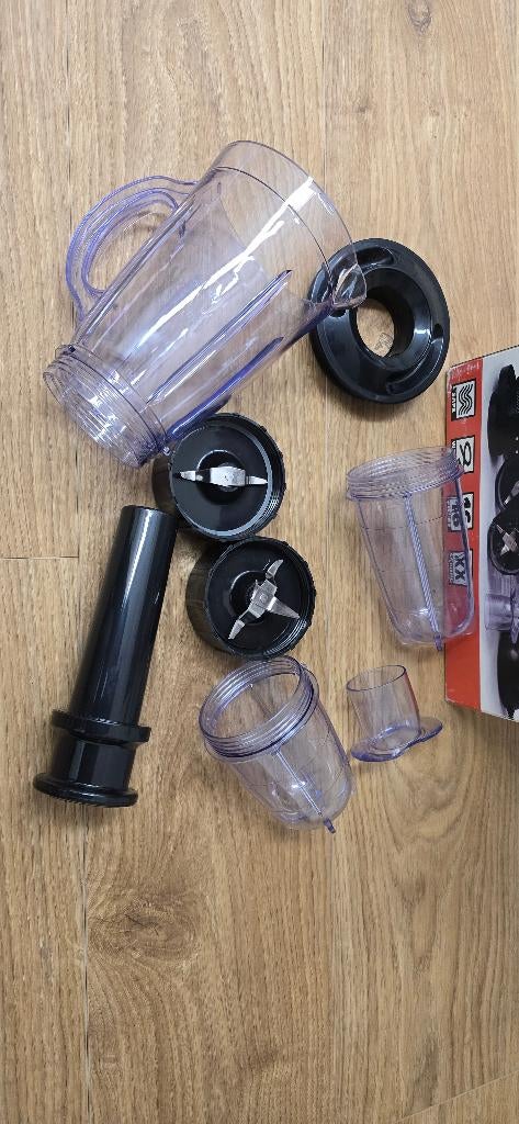HE Foodtwister Keukenmachine & Blender Set - 16-delig, Kunststof, Ophalen of Verzenden, Zo goed als nieuw, Snijmachine
