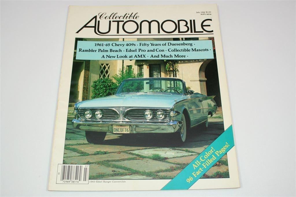 Vintage Autotijdschrift 1984 — Chevy 409 & Duesenberg, Ophalen of Verzenden, Gelezen, Overige merken
