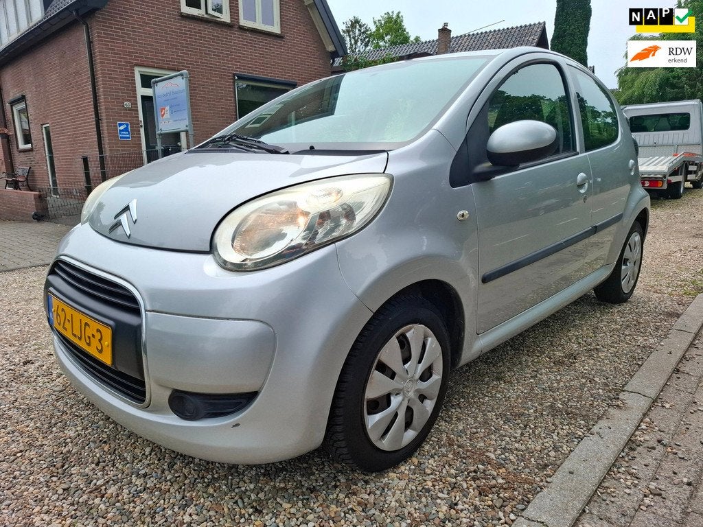 Citroen C1 1.0-12V Ambiance airco nieuwe APK 4 deurs, Voorwielaandrijving, Gebruikt, Metallic lak, 4 stoelen