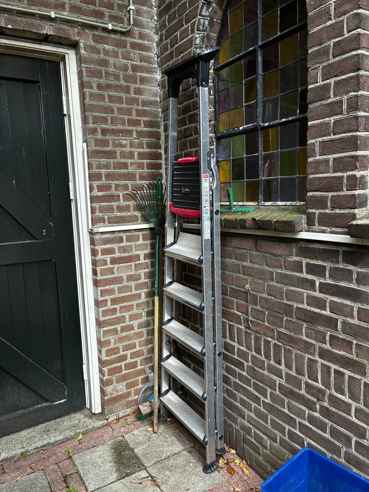 Altrex Double Decker 1x6 Trap, Doe-het-zelf en Verbouw, Ophalen, Gebruikt, Trap, Opvouwbaar of Inschuifbaar