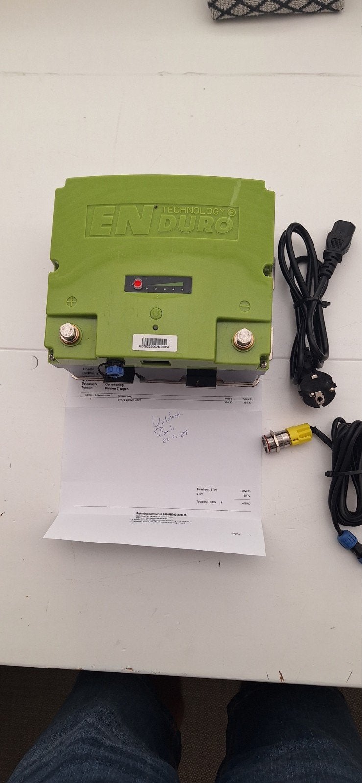 Enduro LiFePO4 Mover Accu 12V 130Ah - Extra Sterk, Ophalen, Zo goed als nieuw