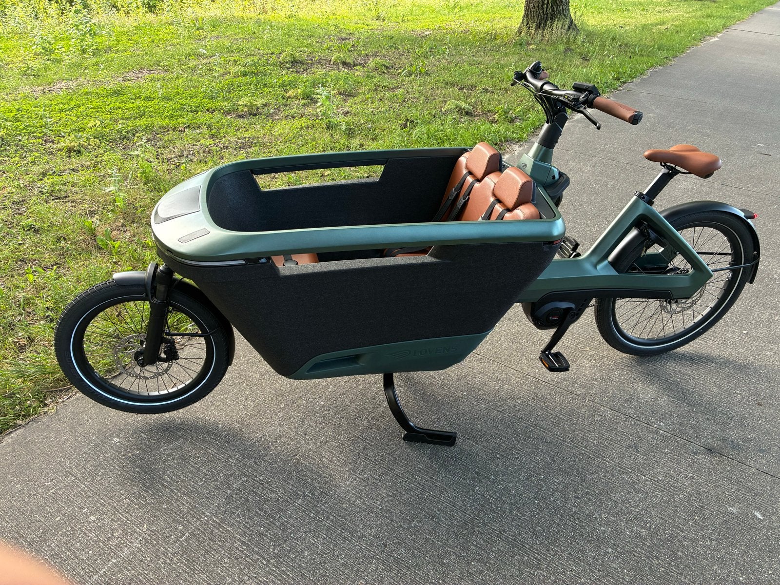Lovens Explorer 2 S75 TR-50 Avenue Green 800w accu nieuw, 2 kinderen, Schijfrem, Ophalen, Overige merken