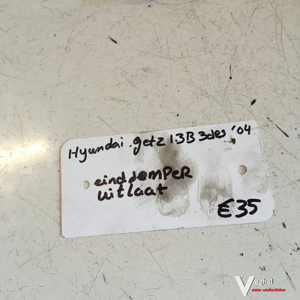 Hyundai Getz 1.3 3drs 2004 Wagennr 2500003  Einddemper, Ophalen, Gebruikt, -, -